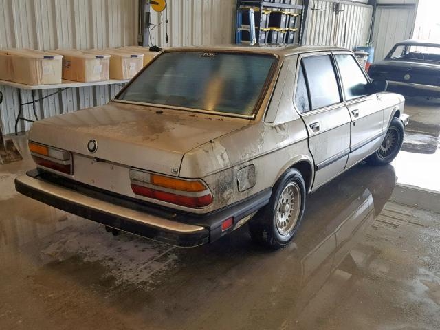 WBADK8306J9901602 - 1988 BMW 528 E AUTO GOLD photo 4