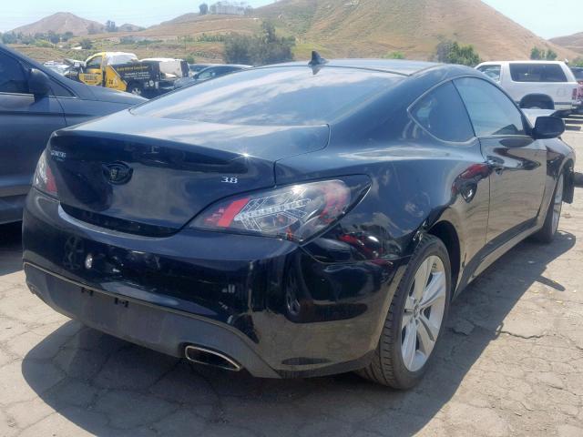 KMHHU6KH6AU013483 - 2010 HYUNDAI GENESIS CO BLACK photo 4