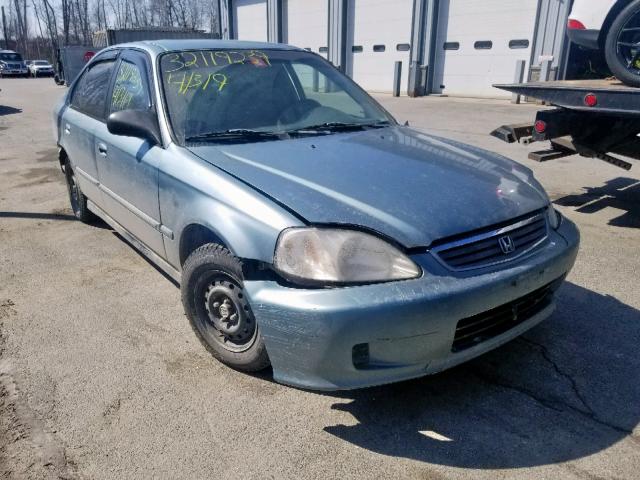 2HGEJ6617YH568468 - 2000 HONDA CIVIC BASE BLUE photo 1