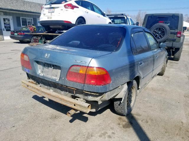 2HGEJ6617YH568468 - 2000 HONDA CIVIC BASE BLUE photo 4