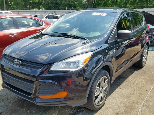 1FMCU0F73DUD11549 - 2013 FORD ESCAPE S BLACK photo 2