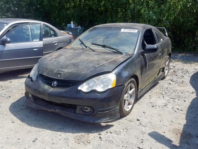 JH4DC54822C037704 - 2002 ACURA RSX BLACK photo 2