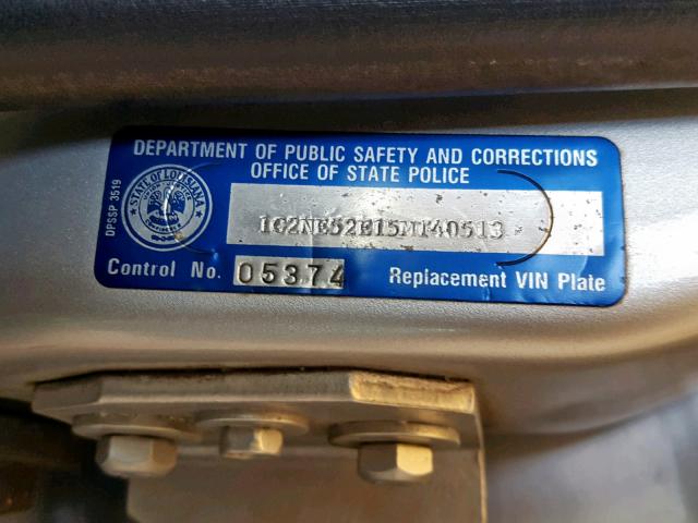 1G2NE52E15M140513 - 2005 PONTIAC GRAND AM S SILVER photo 10