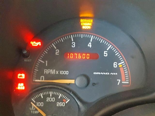 1G2NE52E15M140513 - 2005 PONTIAC GRAND AM S SILVER photo 8