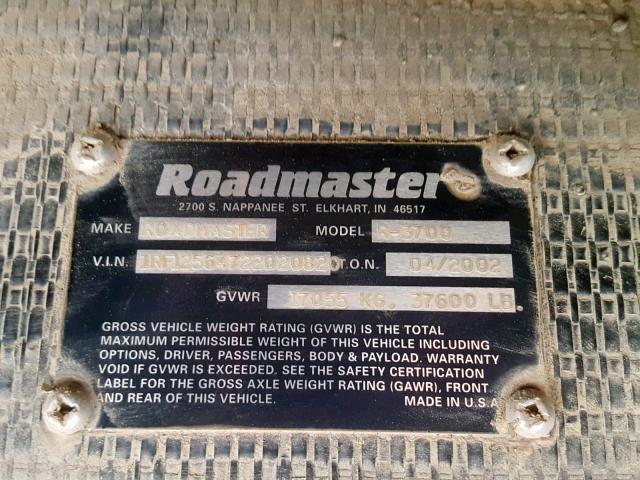 1RF12564722020820 - 2002 MONON 45X96 ROADMASTER TWO TONE photo 10