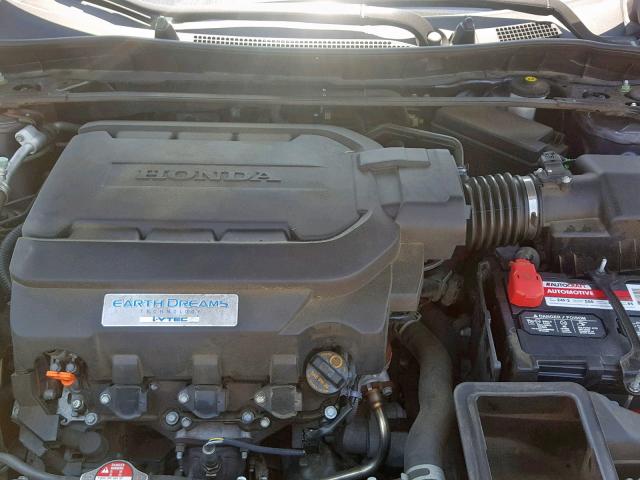 1HGCR3F84EA005058 - 2014 HONDA ACCORD EXL GRAY photo 7