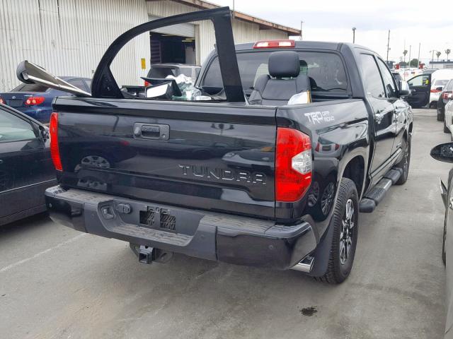 5TFFY5F11JX238089 - 2018 TOYOTA TUNDRA CRE BLACK photo 4