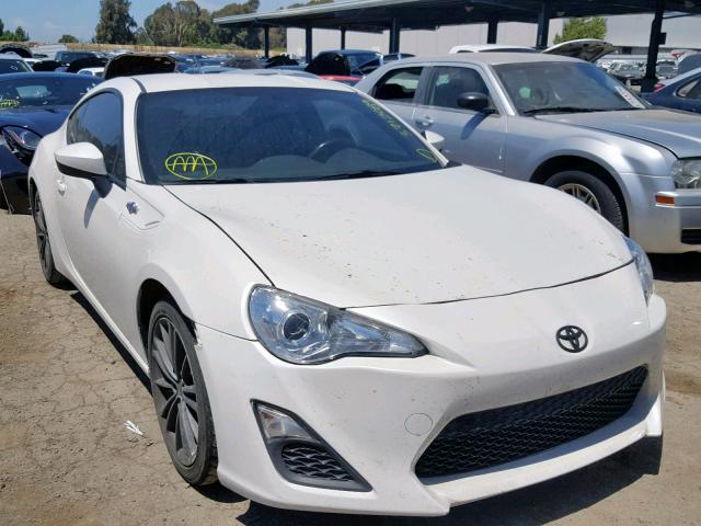 JF1ZNAA13D2723525 - 2013 TOYOTA SCION FR-S WHITE photo 1