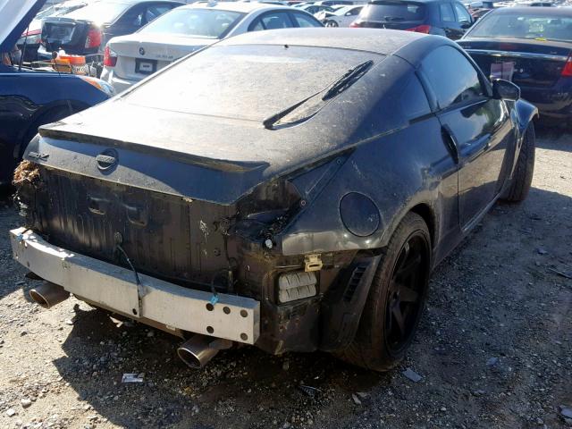 JN1AZ34E35M650333 - 2005 NISSAN 350Z COUPE BLACK photo 4