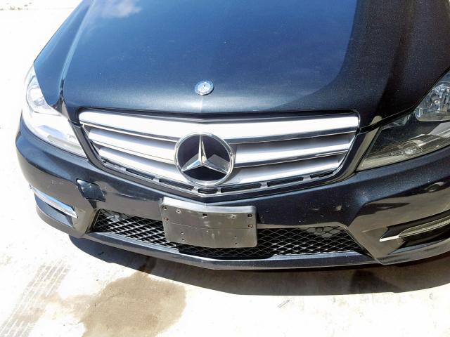 WDDGF4HB6CA631348 - 2012 MERCEDES-BENZ C 250 BLACK photo 9