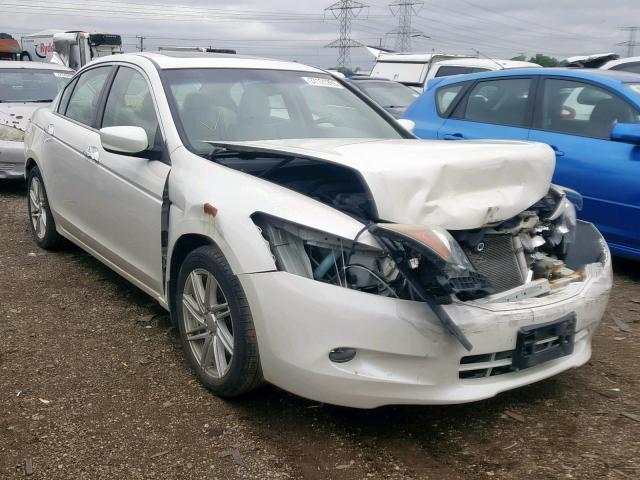 1HGCP3F80AA007650 - 2010 HONDA ACCORD EXL WHITE photo 1