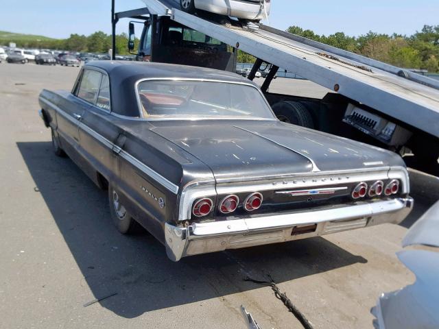 41447T248540 - 1964 CHEVROLET IMPALA SS BLACK photo 3