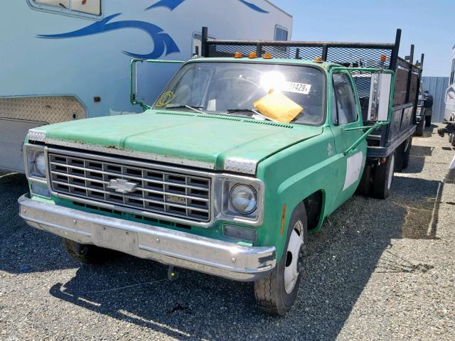 CCY3352142931 - 1975 CHEVROLET 350 GREEN photo 2