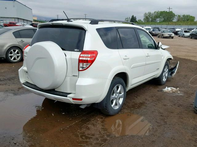 JTMDK4DV6A5091532 - 2010 TOYOTA RAV4 LIMIT WHITE photo 4