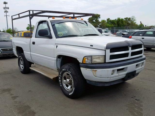 1B7HF16Z2WS607978 - 1998 DODGE RAM 1500 WHITE photo 1