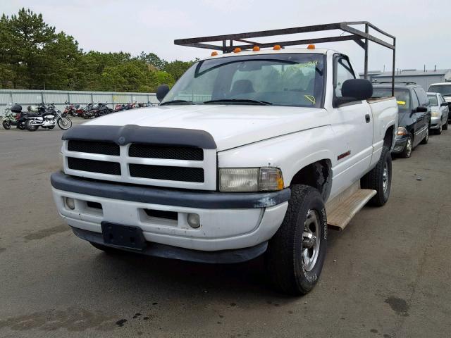 1B7HF16Z2WS607978 - 1998 DODGE RAM 1500 WHITE photo 2