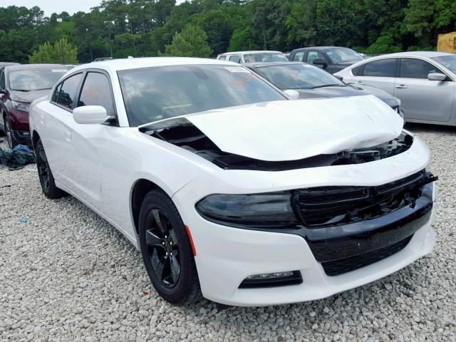 2C3CDXHG3FH907765 - 2015 DODGE CHARGER SX WHITE photo 1