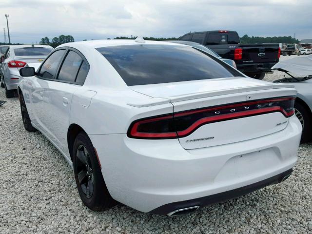 2C3CDXHG3FH907765 - 2015 DODGE CHARGER SX WHITE photo 3