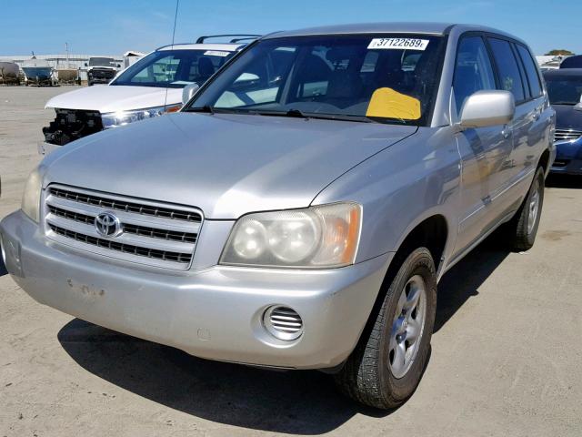 JTEHF21AX20073721 - 2002 TOYOTA HIGHLANDER SILVER photo 2