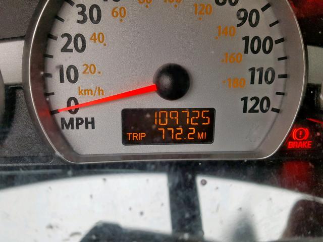 1G8AL52F04Z221068 - 2004 SATURN ION LEVEL BLACK photo 8