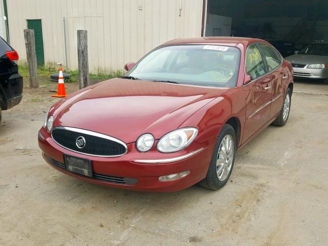 2G4WD582471199288 - 2007 BUICK LACROSSE C RED photo 2