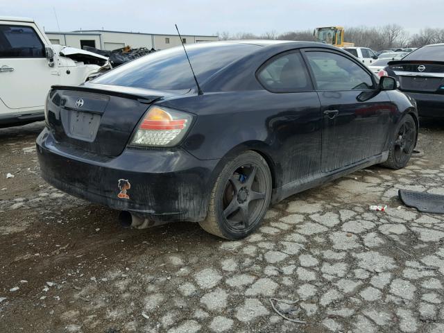 JTKDE177150021239 - 2005 TOYOTA SCION TC შავი ფოტო 4