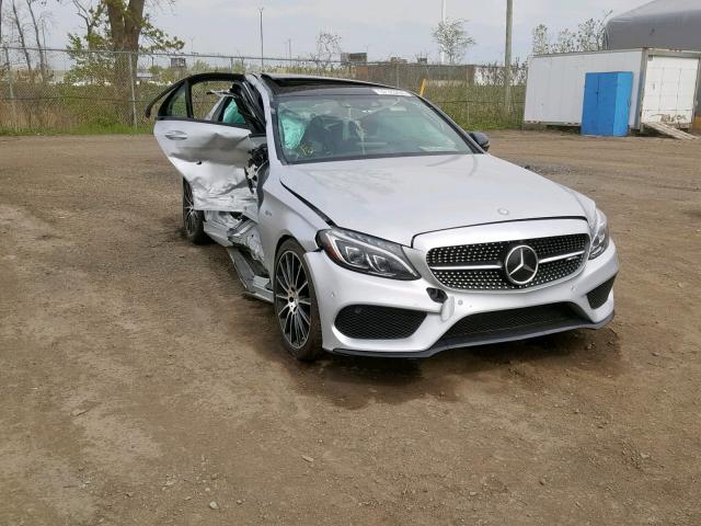 55SWF6EBXHU208727 - 2017 MERCEDES-BENZ C 43 4MATI SILVER photo 1