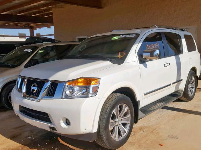 5N1BA0NDXFN620220 - 2015 NISSAN ARMADA SV WHITE photo 2