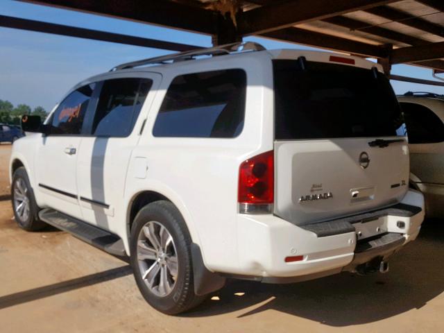 5N1BA0NDXFN620220 - 2015 NISSAN ARMADA SV WHITE photo 3