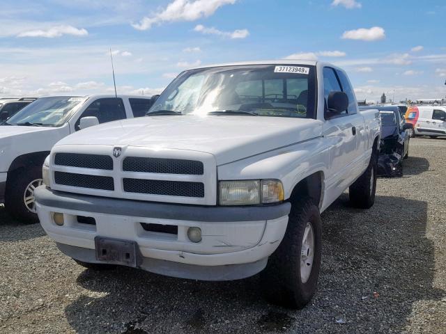 1B7HF13Z8WJ173852 - 1998 DODGE RAM 1500 WHITE photo 2