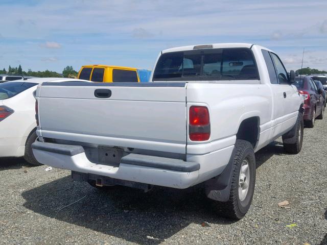 1B7HF13Z8WJ173852 - 1998 DODGE RAM 1500 WHITE photo 4