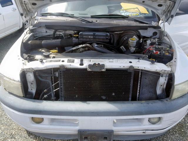 1B7HF13Z8WJ173852 - 1998 DODGE RAM 1500 WHITE photo 7