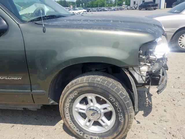 1FMZU73K04ZA23650 - 2004 FORD EXPLORER X GREEN photo 9