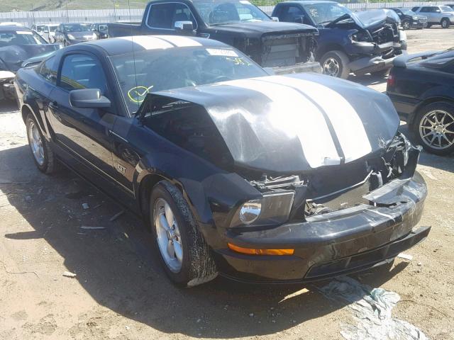 1ZVHT82H175251891 - 2007 FORD MUSTANG GT BLACK photo 1
