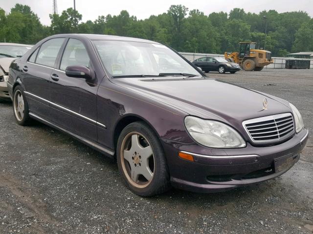 WDBNG75J2YA117272 - 2000 MERCEDES-BENZ S 500 BURGUNDY photo 1