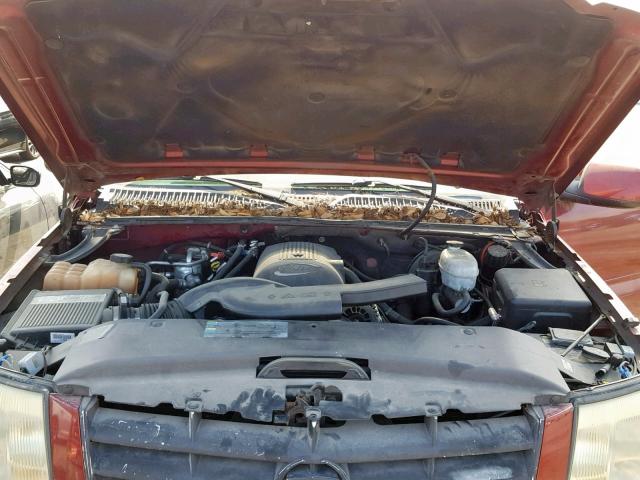 1GYEC63T63R213891 - 2003 CADILLAC ESCALADE L BURGUNDY photo 7