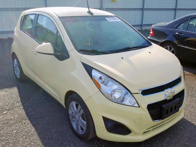 KL8CC6S97EC522772 - 2014 CHEVROLET SPARK 1LT YELLOW photo 1