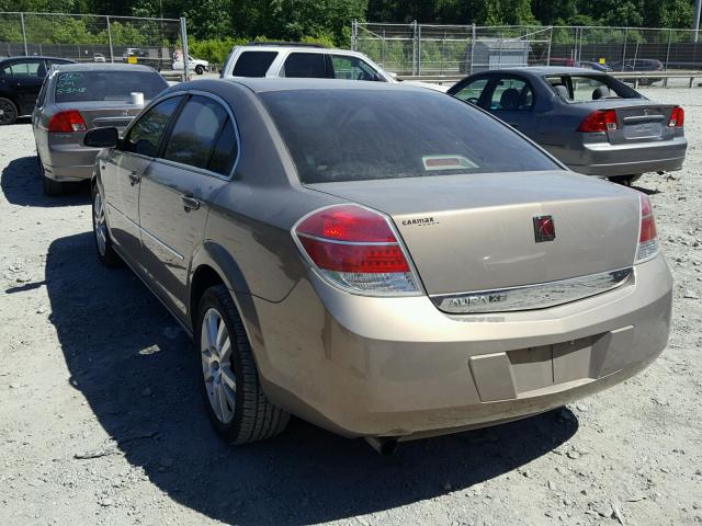 1G8ZS57N07F164558 - 2007 SATURN AURA XE GOLD photo 3