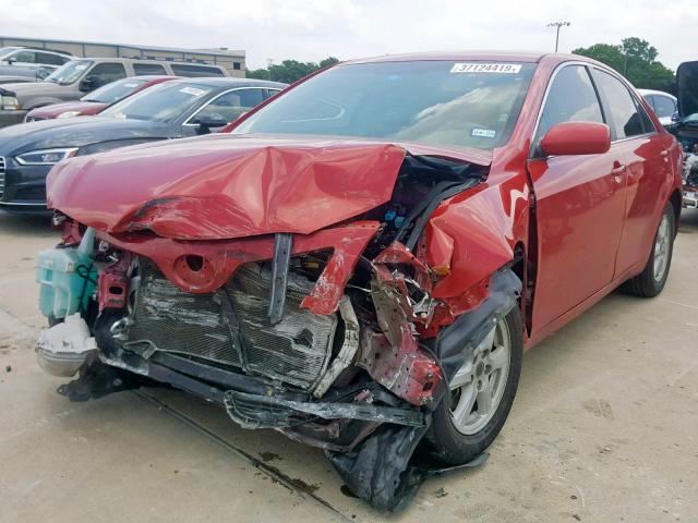 4T1BE46K79U292046 - 2009 TOYOTA CAMRY BASE RED photo 2