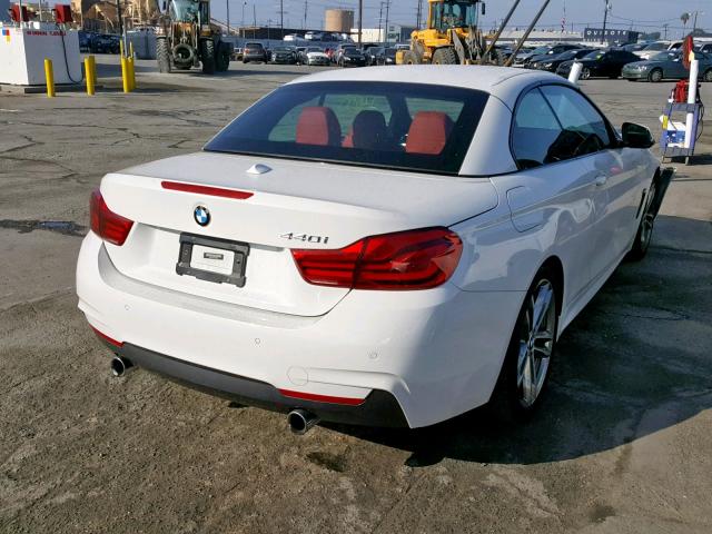 WBA4Z5C55JEA32698 - 2018 BMW 440I WHITE photo 4