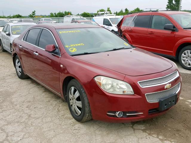 1G1ZK57728F223465 - 2008 CHEVROLET MALIBU LTZ მუქწითელი ფოტო 1