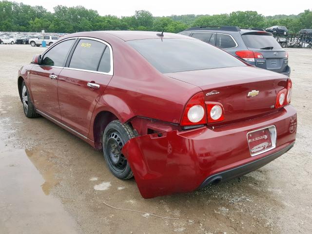 1G1ZK57728F223465 - 2008 CHEVROLET MALIBU LTZ მუქწითელი ფოტო 3