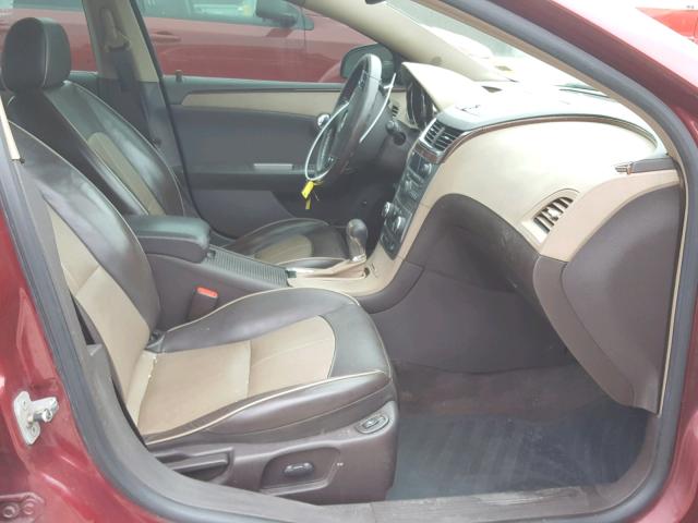 1G1ZK57728F223465 - 2008 CHEVROLET MALIBU LTZ მუქწითელი ფოტო 5