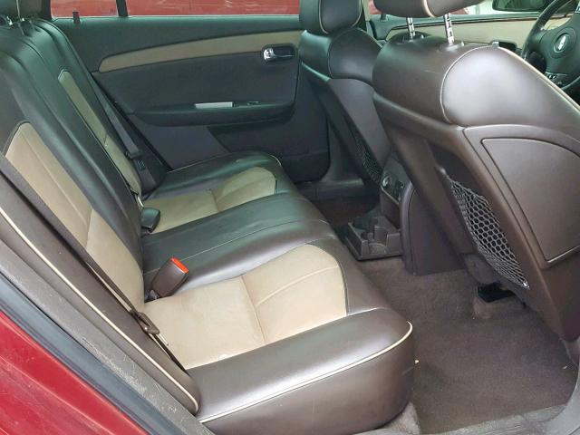 1G1ZK57728F223465 - 2008 CHEVROLET MALIBU LTZ მუქწითელი ფოტო 6