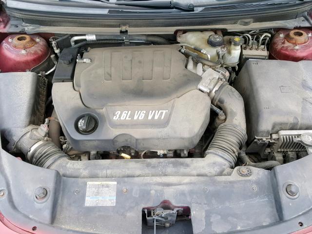 1G1ZK57728F223465 - 2008 CHEVROLET MALIBU LTZ მუქწითელი ფოტო 7