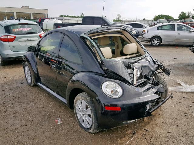 3VWSW31C97M510207 - 2007 VOLKSWAGEN NEW BEETLE შავი ფოტო 3