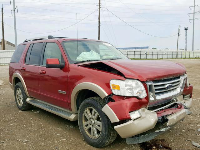 1FMEU74E06UA31609 - 2006 FORD EXPLORER E MAROON photo 1