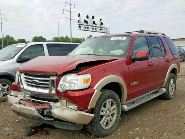 1FMEU74E06UA31609 - 2006 FORD EXPLORER E MAROON photo 2