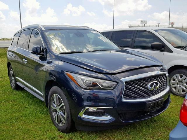 5N1DL0MN6KC522501 - 2019 INFINITI QX60 LUXE BLUE photo 1