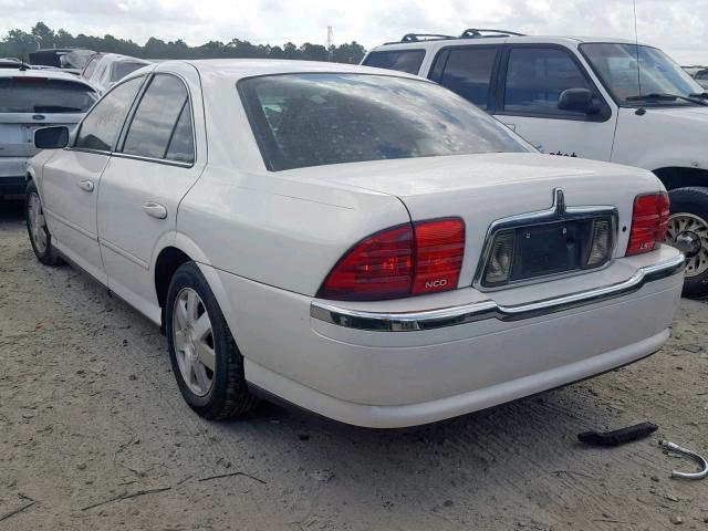 1LNHM86SX2Y707962 - 2002 LINCOLN LS WHITE photo 3